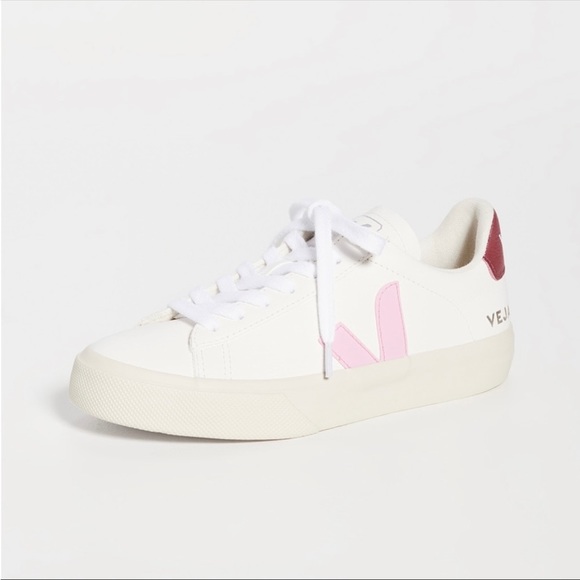 Veja Shoes - Veja Campo Chrome Free Sneakers 37 white/pink/guimauve